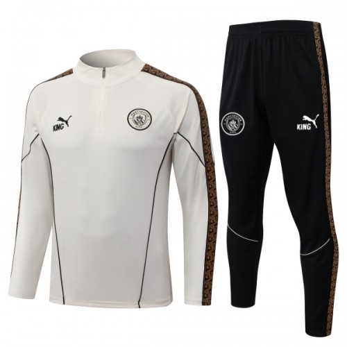 Manchester City Trainings Sweatshirt Quarter-zip 2026-27 Grijze - Heren Manchester City Trainings Sweatshirt Quarter-zip 2026-27 Grijze - Heren