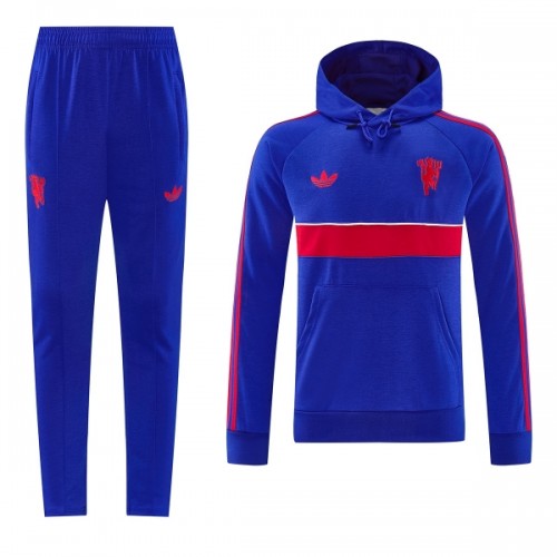 Manchester United Hoodie Trainings Sweatshirt 2026-27 Blauwe - Heren Manchester United Hoodie Trainings Sweatshirt 2026-27 Blauwe - Heren