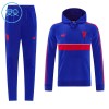Manchester United Hoodie Trainings Sweatshirt 2026-27 Blauwe - Kids
