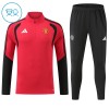 Manchester United Trainings Sweatshirt Quarter-zip 2026-27 Rode - Kids Manchester United Trainings Sweatshirt Quarter-zip 2026-27 Rode - Kids