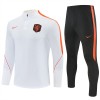 Nederland Trainings Sweatshirt Quarter-zip 2026-27 Witte - Heren Nederland Trainings Sweatshirt Quarter-zip 2026-27 Witte - Heren