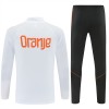 Nederland Trainings Sweatshirt Quarter-zip 2026-27 Witte - Heren