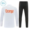 Nederland Trainings Sweatshirt Quarter-zip 2026-27 Witte - Kids