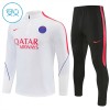 Paris Saint-Germain Trainings Sweatshirt Quarter-zip 2026-27 Witte - Kids Paris Saint-Germain Trainings Sweatshirt Quarter-zip 2026-27 Witte - Kids