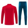 Portugal Trainings Sweatshirt Quarter-zip 2026-27 Rode - Heren