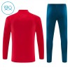 Portugal Trainings Sweatshirt Quarter-zip 2026-27 Rode - Kids