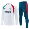 Portugal Trainings Sweatshirt Quarter-zip 2026-27 Witte - Heren Portugal Trainings Sweatshirt Quarter-zip 2026-27 Witte - Heren