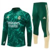 Real Madrid Trainings Sweatshirt Quarter-zip 2026-27 Groene - Heren Real Madrid Trainings Sweatshirt Quarter-zip 2026-27 Groene - Heren