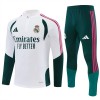Real Madrid Trainings Sweatshirt Quarter-zip 2026-27 Witte - Heren Real Madrid Trainings Sweatshirt Quarter-zip 2026-27 Witte - Heren