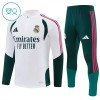 Real Madrid Trainings Sweatshirt Quarter-zip 2026-27 Witte - Kids Real Madrid Trainings Sweatshirt Quarter-zip 2026-27 Witte - Kids