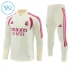 Real Madrid Trainings Sweatshirt Quarter-zip 2026-27 Witte - Kids Real Madrid Trainings Sweatshirt Quarter-zip 2026-27 Witte - Kids