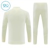 Real Madrid Trainings Sweatshirt Quarter-zip 2026-27 Witte - Kids