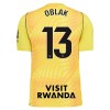 Officiële Voetbalshirt Doelman Atlético Madrid Oblak 13 2026-27 Gele - Heren
