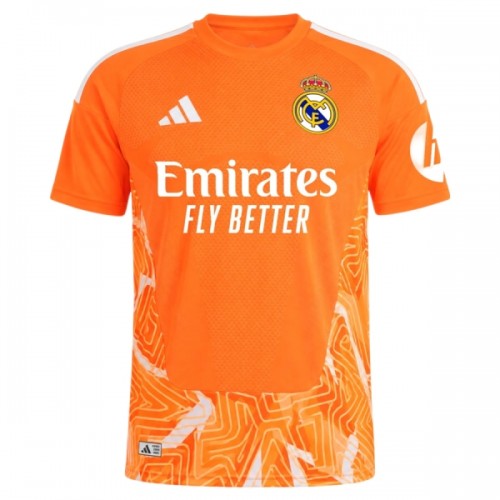 Officiële Voetbalshirt Doelman Real Madrid 2026-27 Oranje - Heren Officiële Voetbalshirt Doelman Real Madrid 2026-27 Oranje - Heren