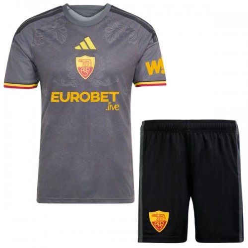 Officiële Voetbalshirt + Korte Broek AS Roma Derde 2026-27 - Kids Officiële Voetbalshirt + Korte Broek AS Roma Derde 2026-27 - Kids