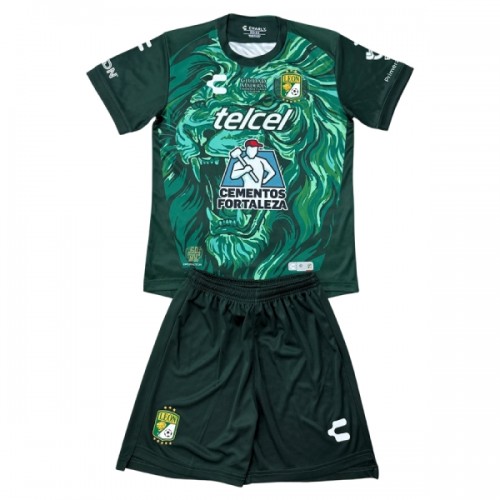 Officiële Voetbalshirt + Korte Broek Club Leon Thuis 2026-27 - Kids Officiële Voetbalshirt + Korte Broek Club Leon Thuis 2026-27 - Kids