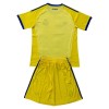 Officiële Voetbalshirt + Korte Broek Doelman Real Madrid 2026-27 Gele - Kids