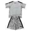 Officiële Voetbalshirt + Korte Broek Doelman Real Madrid 2026-27 Grijze - Kids