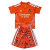 Officiële Voetbalshirt + Korte Broek Doelman Real Madrid 2026-27 Oranje - Kids Officiële Voetbalshirt + Korte Broek Doelman Real Madrid 2026-27 Oranje - Kids