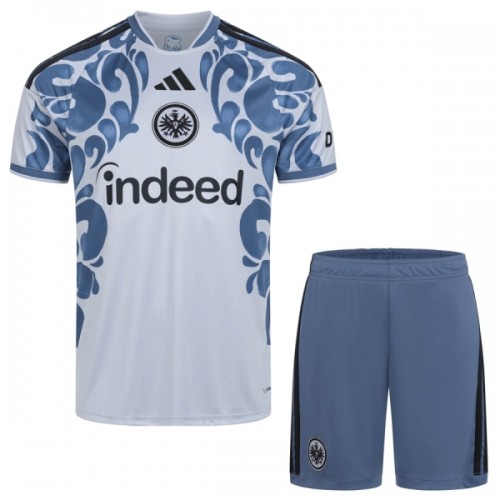 Officiële Voetbalshirt + Korte Broek Eintracht Frankfurt Derde 2026-27 - Kids Officiële Voetbalshirt + Korte Broek Eintracht Frankfurt Derde 2026-27 - Kids