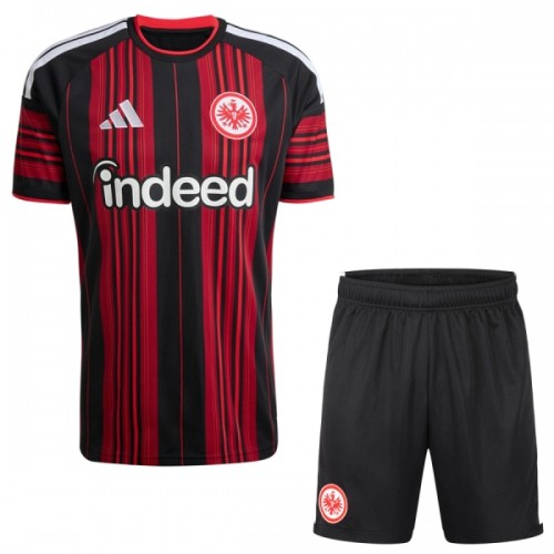 Officiële Voetbalshirt + Korte Broek Eintracht Frankfurt Thuis 2026-27 - Kids Officiële Voetbalshirt + Korte Broek Eintracht Frankfurt Thuis 2026-27 - Kids