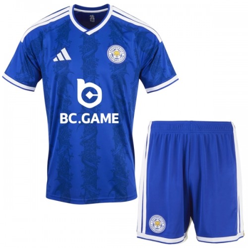 Officiële Voetbalshirt + Korte Broek Leicester City Thuis 2026-27 - Kids Officiële Voetbalshirt + Korte Broek Leicester City Thuis 2026-27 - Kids
