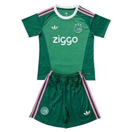 Officiële Voetbalshirt + Korte Broek Doelman Ajax Amsterdam 2026-27 Groene - Kids Officiële Voetbalshirt + Korte Broek Doelman Ajax Amsterdam 2026-27 Groene - Kids