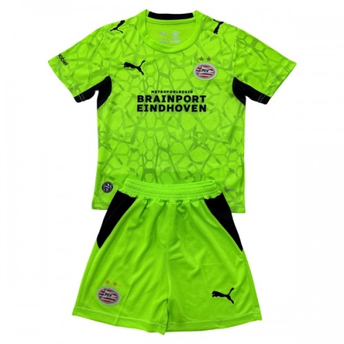 Officiële Voetbalshirt + Korte Broek Doelman PSV Eindhoven 2026-27 Groene - Kids Officiële Voetbalshirt + Korte Broek Doelman PSV Eindhoven 2026-27 Groene - Kids