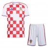 Officiële Voetbalshirt + Korte Broek Kroatië Thuis 2026-27 - Kids Officiële Voetbalshirt + Korte Broek Kroatië Thuis 2026-27 - Kids