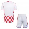Officiële Voetbalshirt + Korte Broek Kroatië Thuis 2026-27 - Kids