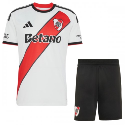 Officiële Voetbalshirt + Korte Broek River Plate Thuis 2026-27 - Kids Officiële Voetbalshirt + Korte Broek River Plate Thuis 2026-27 - Kids