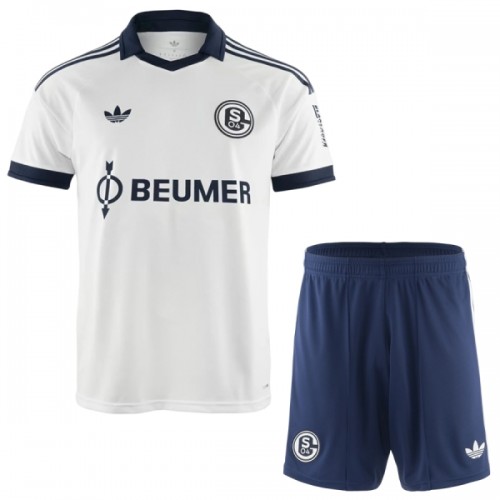 Officiële Voetbalshirt + Korte Broek Schalke 04 Uit 2026-27 - Kids Officiële Voetbalshirt + Korte Broek Schalke 04 Uit 2026-27 - Kids