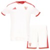 Officiële Voetbalshirt + Korte Broek Sevilla FC Thuis 2026-27 - Kids