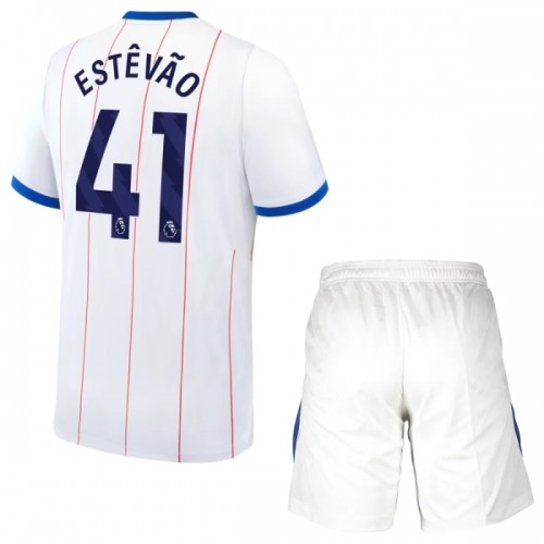 Officiële Voetbalshirt + Korte Broek Chelsea Estevao 41 Derde 2026-27 - Kids Officiële Voetbalshirt + Korte Broek Chelsea Estevao 41 Derde 2026-27 - Kids