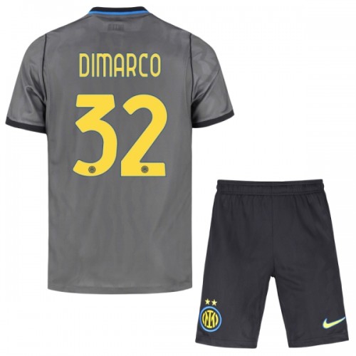 Officiële Voetbalshirt + Korte Broek Inter Milan Dimarco 32 Derde 2026-27 - Kids Officiële Voetbalshirt + Korte Broek Inter Milan Dimarco 32 Derde 2026-27 - Kids