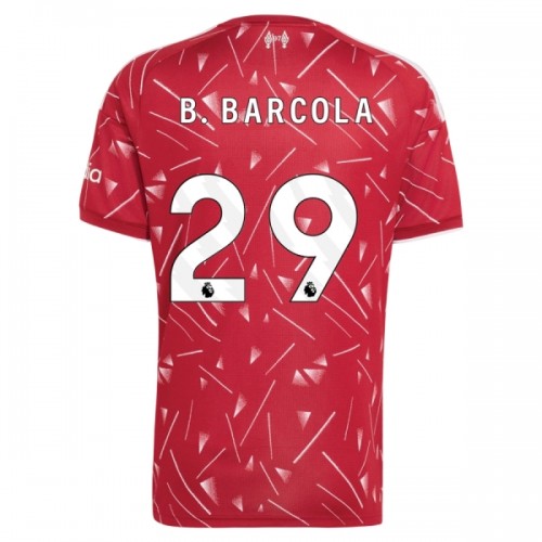 Officiële Voetbalshirt Liverpool B. Barcola 29 Thuis 2026-27 - Heren Officiële Voetbalshirt Liverpool B. Barcola 29 Thuis 2026-27 - Heren