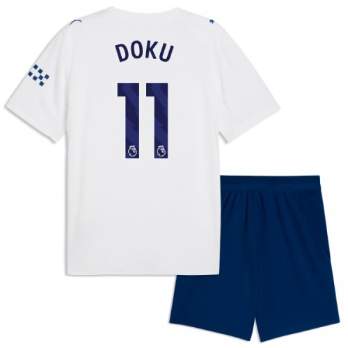 Officiële Voetbalshirt + Korte Broek Manchester City Doku 11 Derde 2026-27 - Kids Officiële Voetbalshirt + Korte Broek Manchester City Doku 11 Derde 2026-27 - Kids