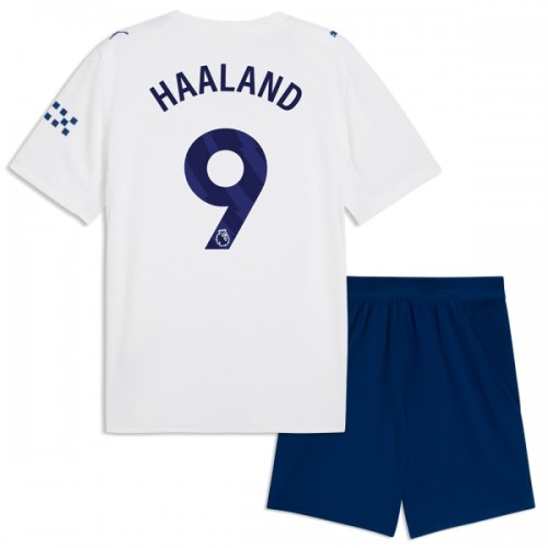 Officiële Voetbalshirt + Korte Broek Manchester City Haaland 9 Derde 2026-27 - Kids Officiële Voetbalshirt + Korte Broek Manchester City Haaland 9 Derde 2026-27 - Kids