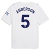 Officiële Voetbalshirt Manchester City Anderson 5 Derde 2026-27 - Heren Officiële Voetbalshirt Manchester City Anderson 5 Derde 2026-27 - Heren
